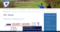 Desktop Screenshot of polsv-leoben.at
